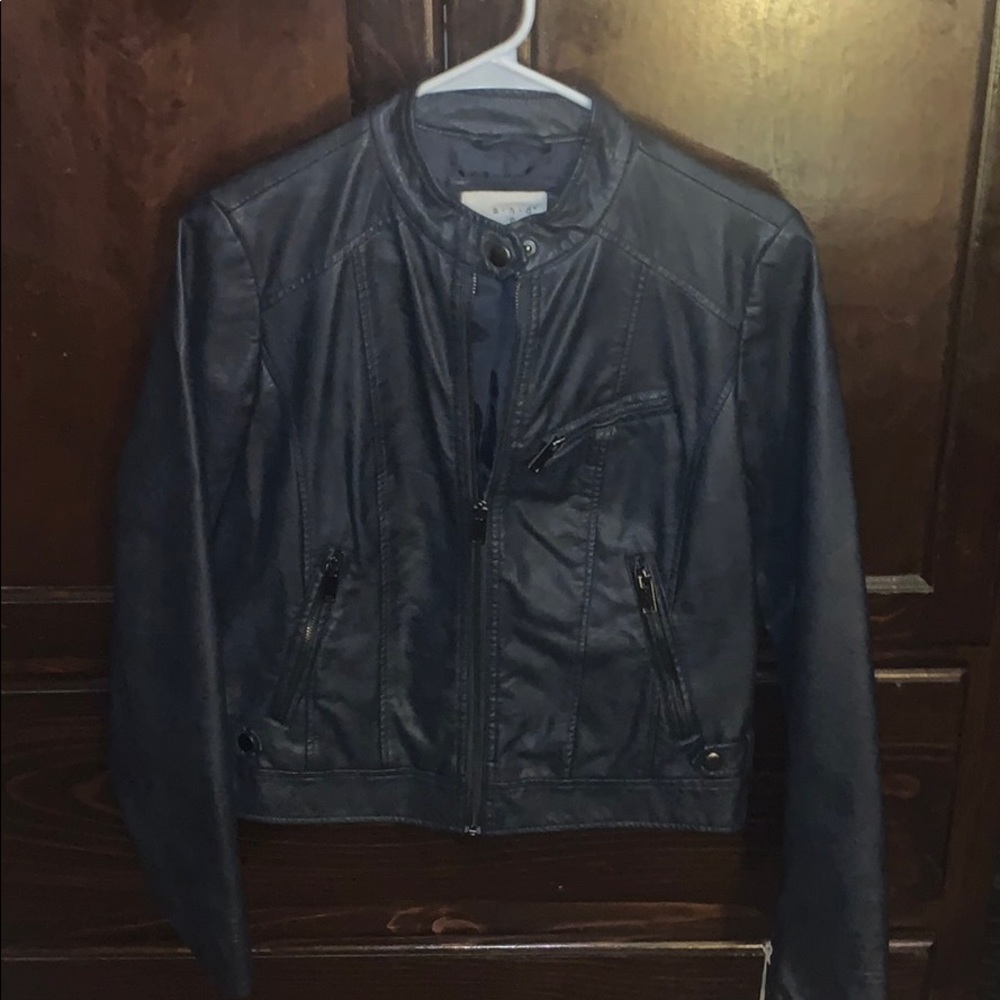 NWT.  Blue Motorcycle jacket